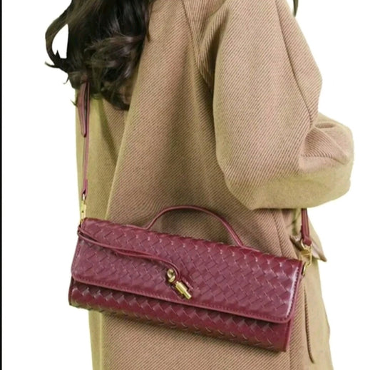 Luxe Weave Crossbody